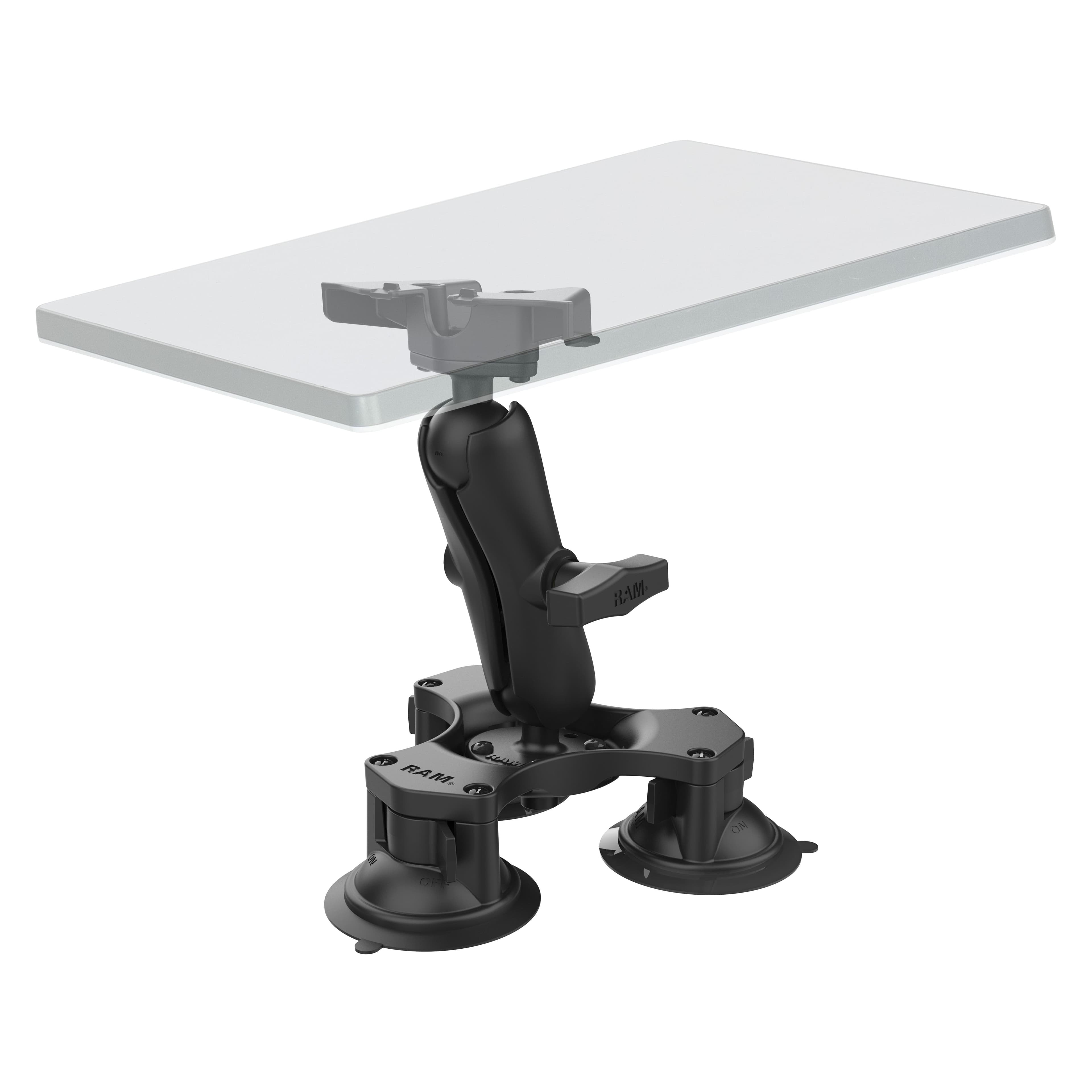 RAM® Twist-Lock™ Triple Suction Heavy Duty Mount for Starlink Mini
