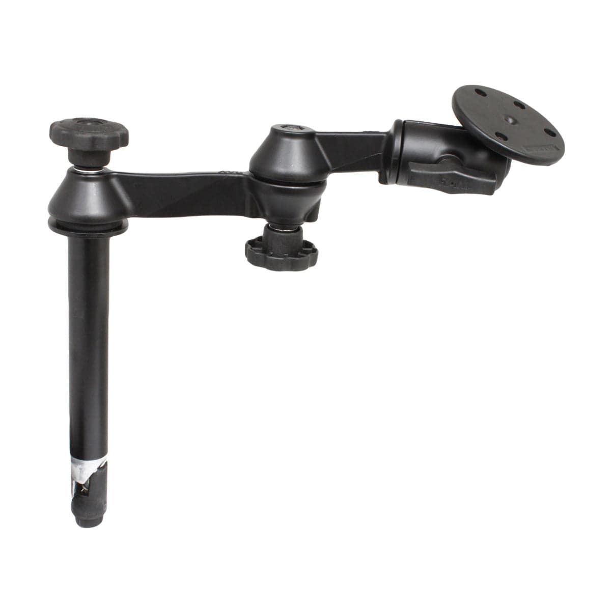 RAM® 8" Upper Pole with Double Swing Arms & Large Round Plate