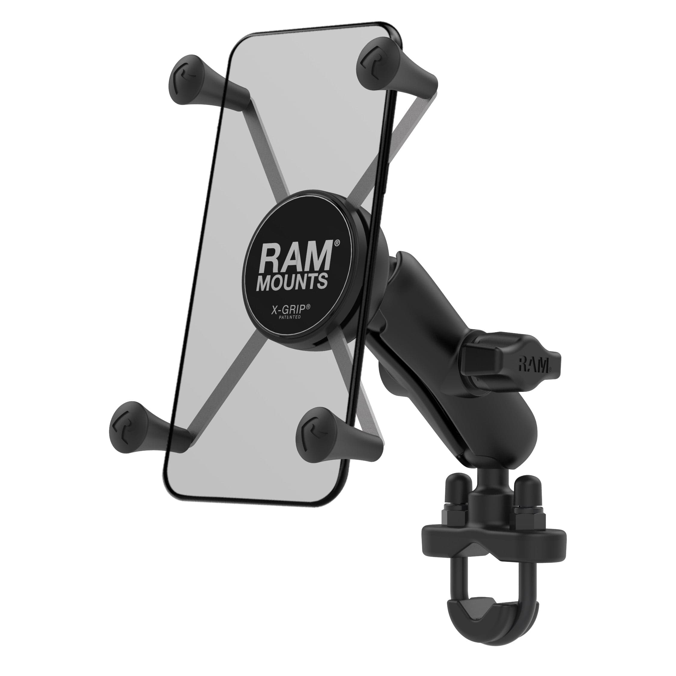 RAM® X-Grip® Large Phone Mount with Handlebar U-Bolt Base - Medium