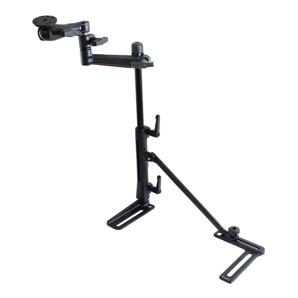 RAM® Seat Rail Mount with Double Swing Arm