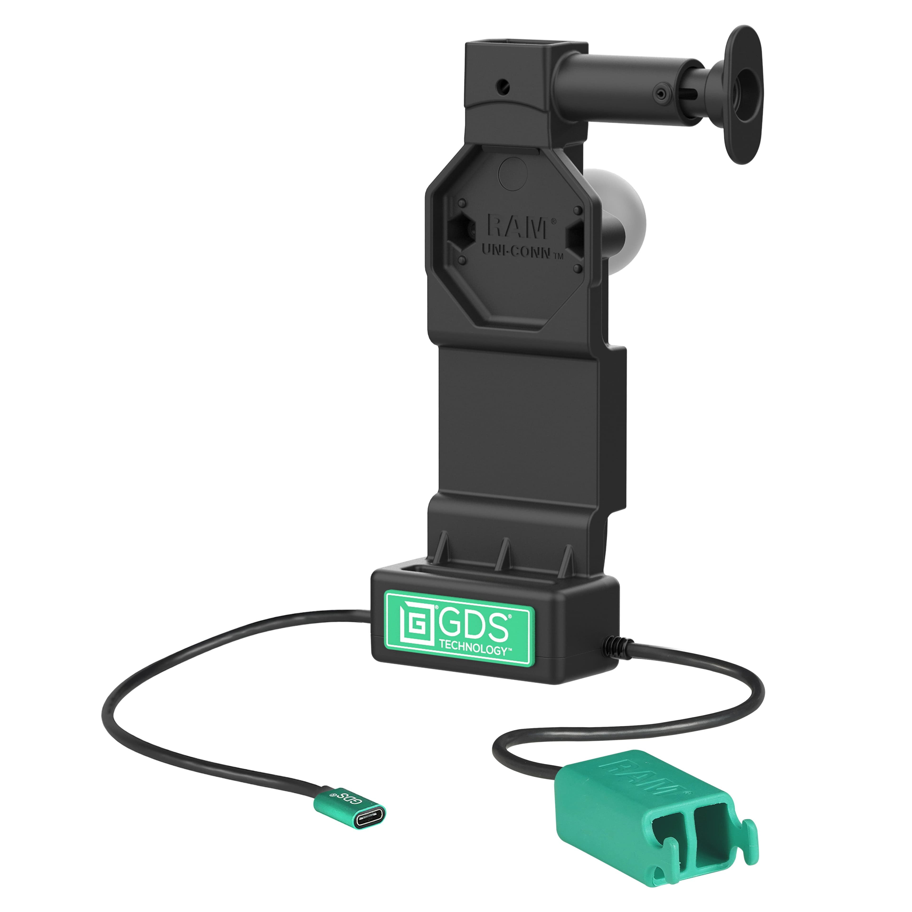 GDS® Uni-Conn™ Dock + Dual USB-A with Release Button