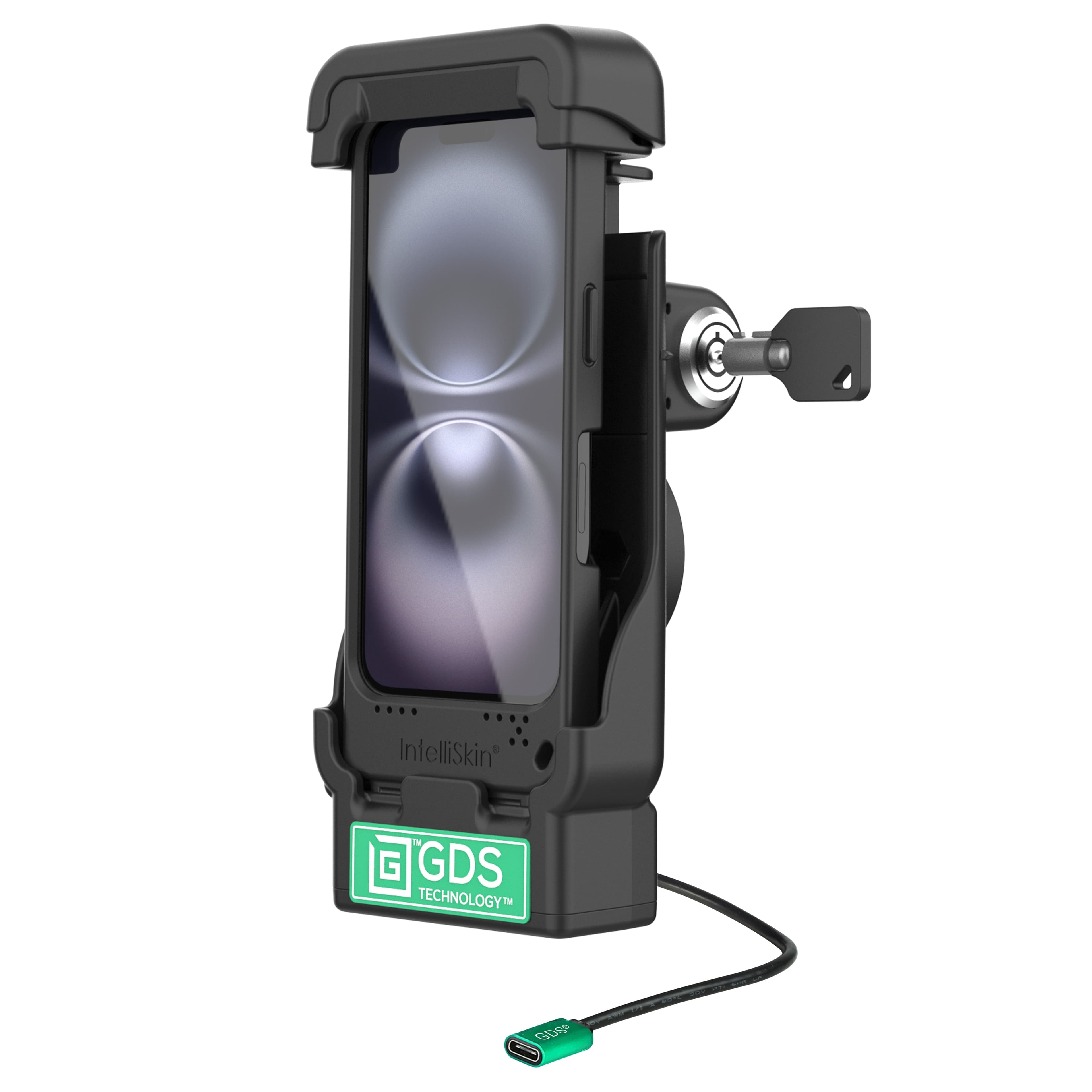 GDS® Locking Vehicle Dock for iPhone 16 & 16 Pro with IntelliSkin®