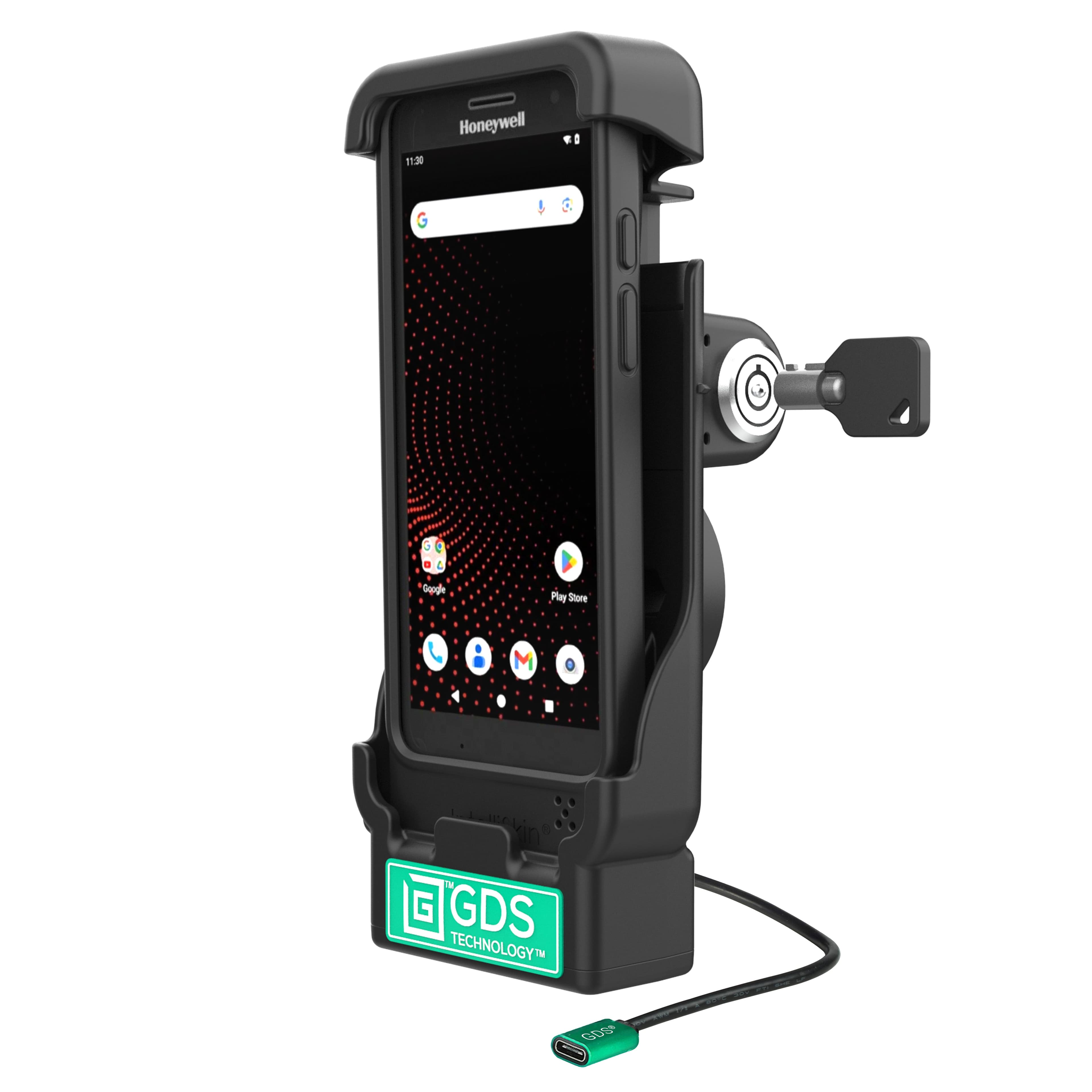 GDS® Powered Locking Vehicle Dock for Honeywell CT37 with IntelliSkin®