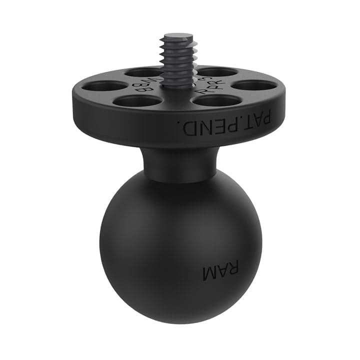 RAM® Ball Adapter with 1/4"-20 Threaded Stud for Action Cameras - B Size