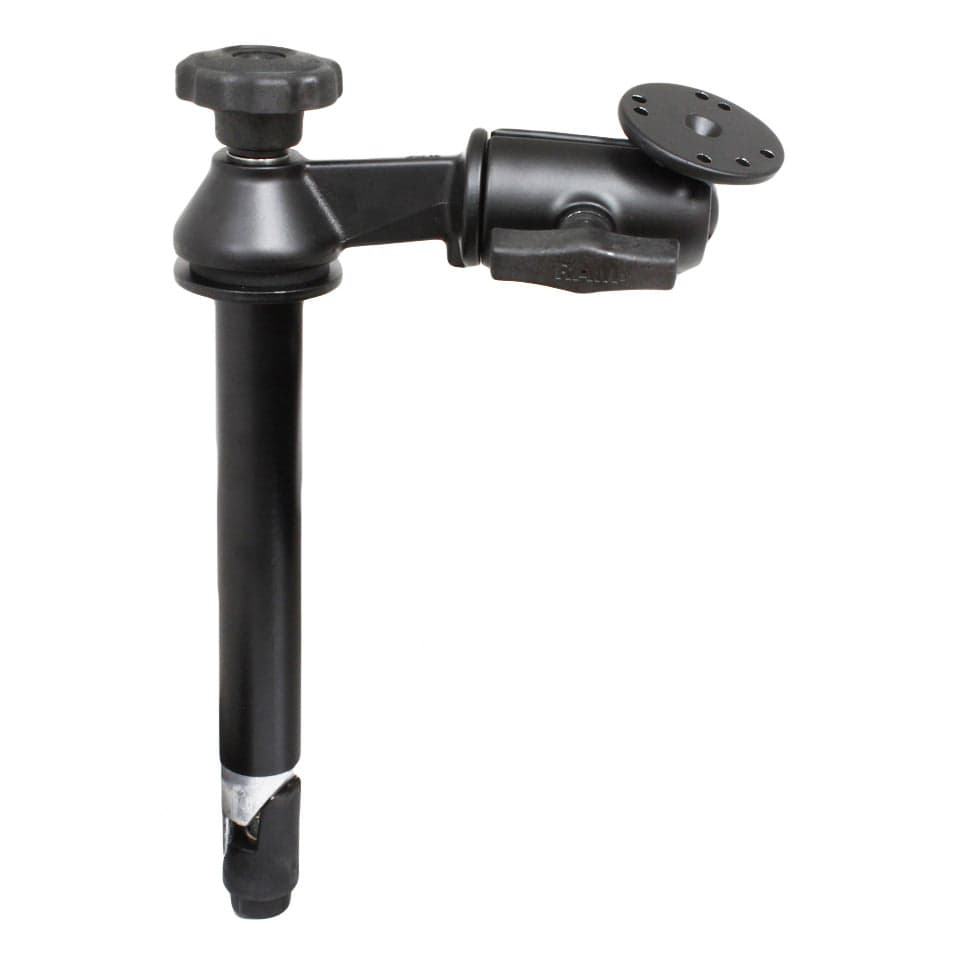 RAM® 8" Upper Pole with Single Swing Arm & Round Plate