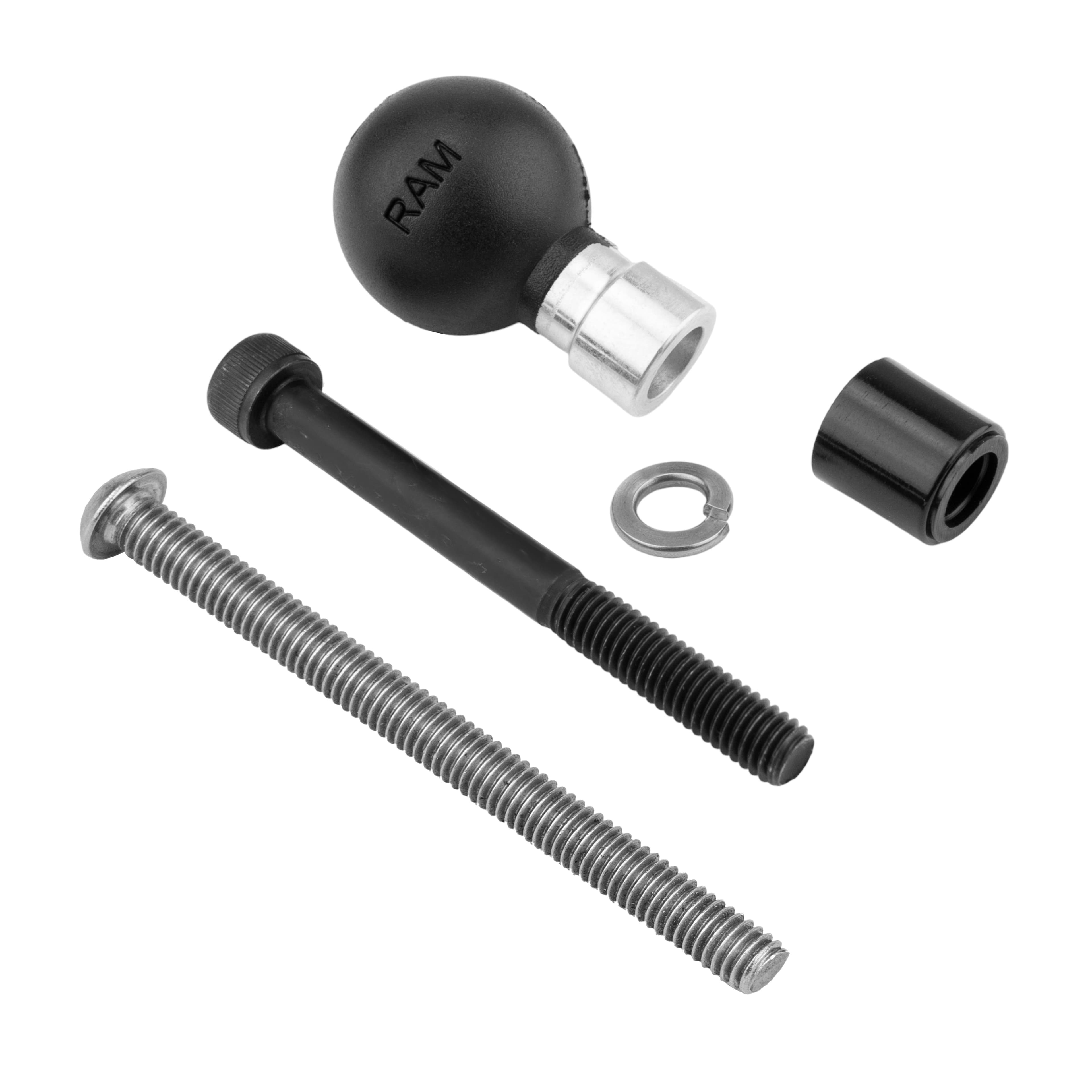 RAM® Grab Handle & A-Pillar M6 Bolt Replacement Kit with Ball Base