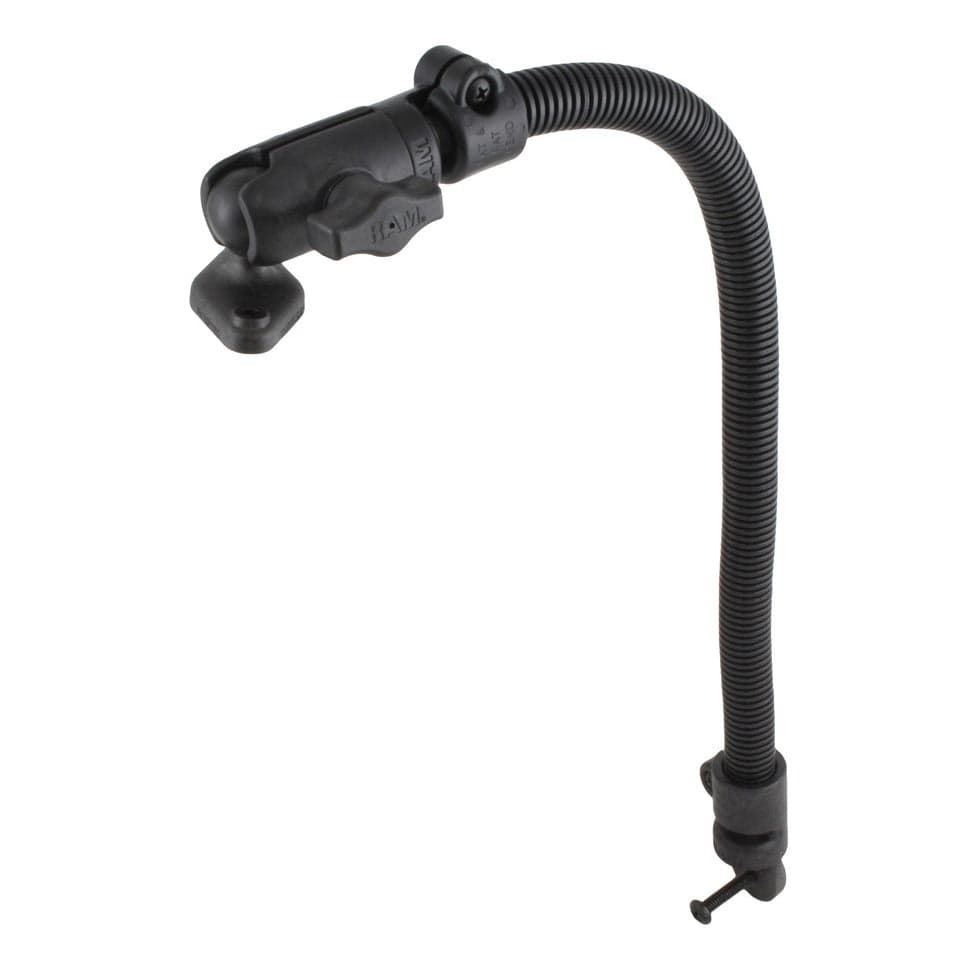 RAM® Transducer Mount with 18" Aluminum Rod and Diamond Base