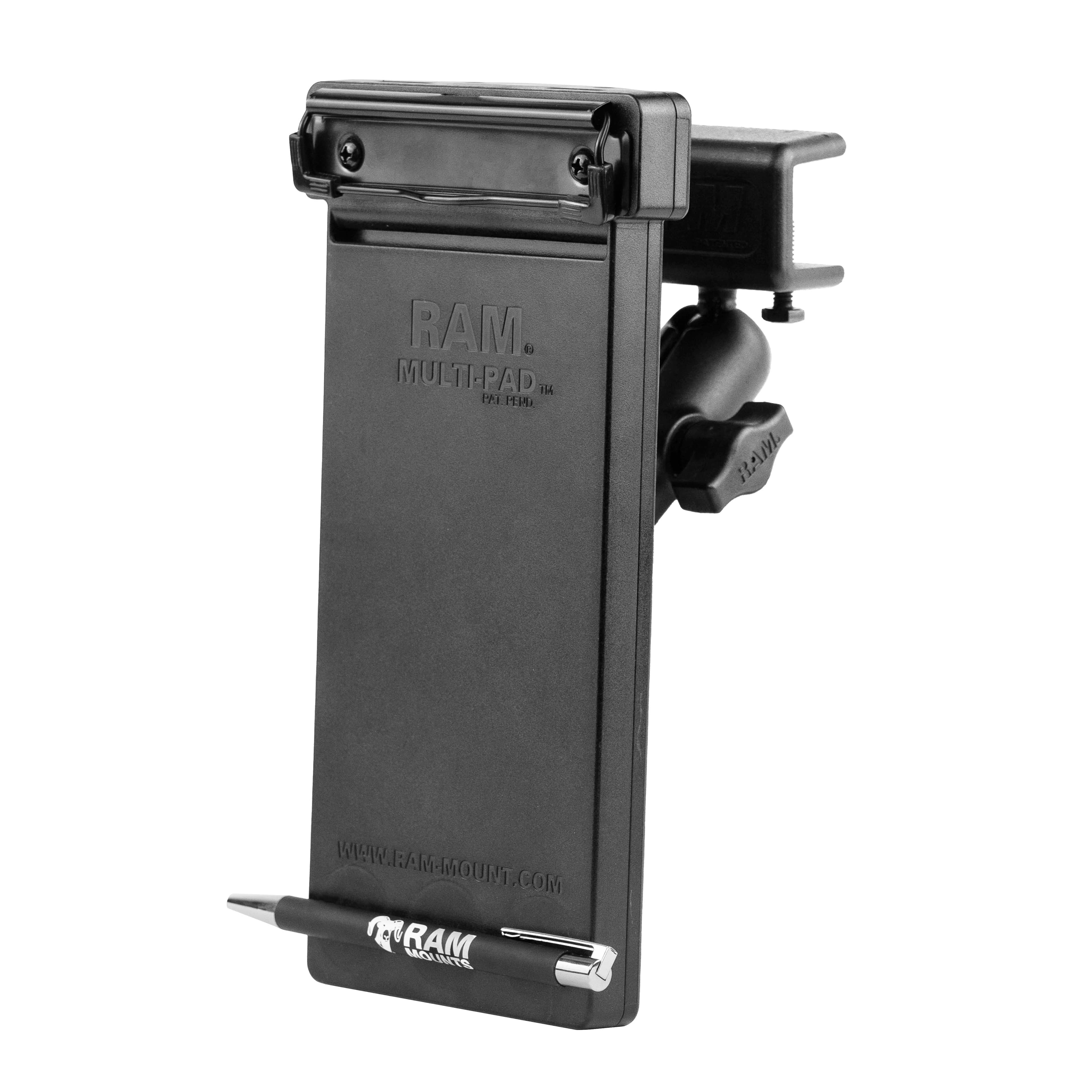 RAM® Multi-Pad™ with Glare Shield Clamp Mount