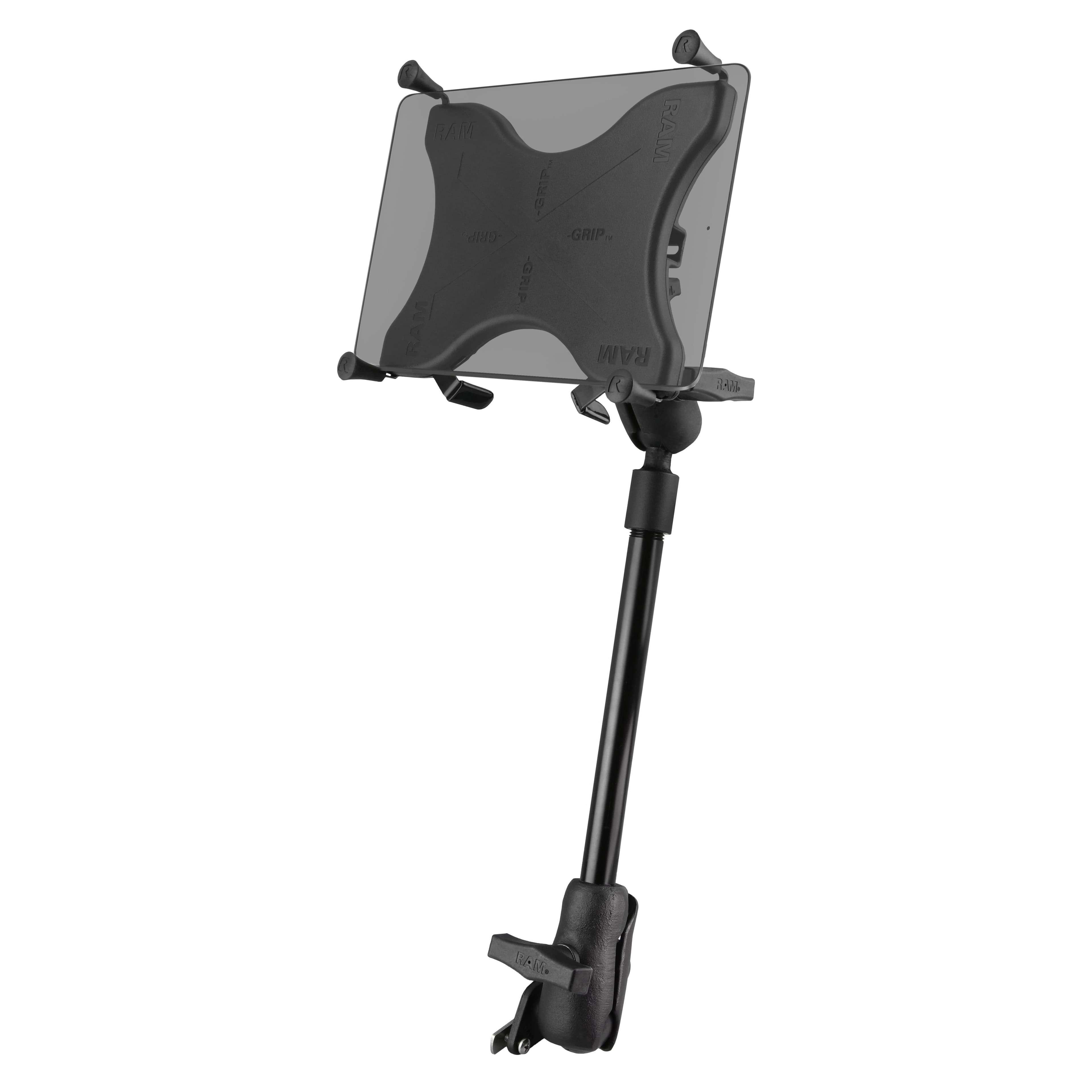 RAM® X-Grip® Wheelchair Seat Track Mount for 9"-11" Tablets