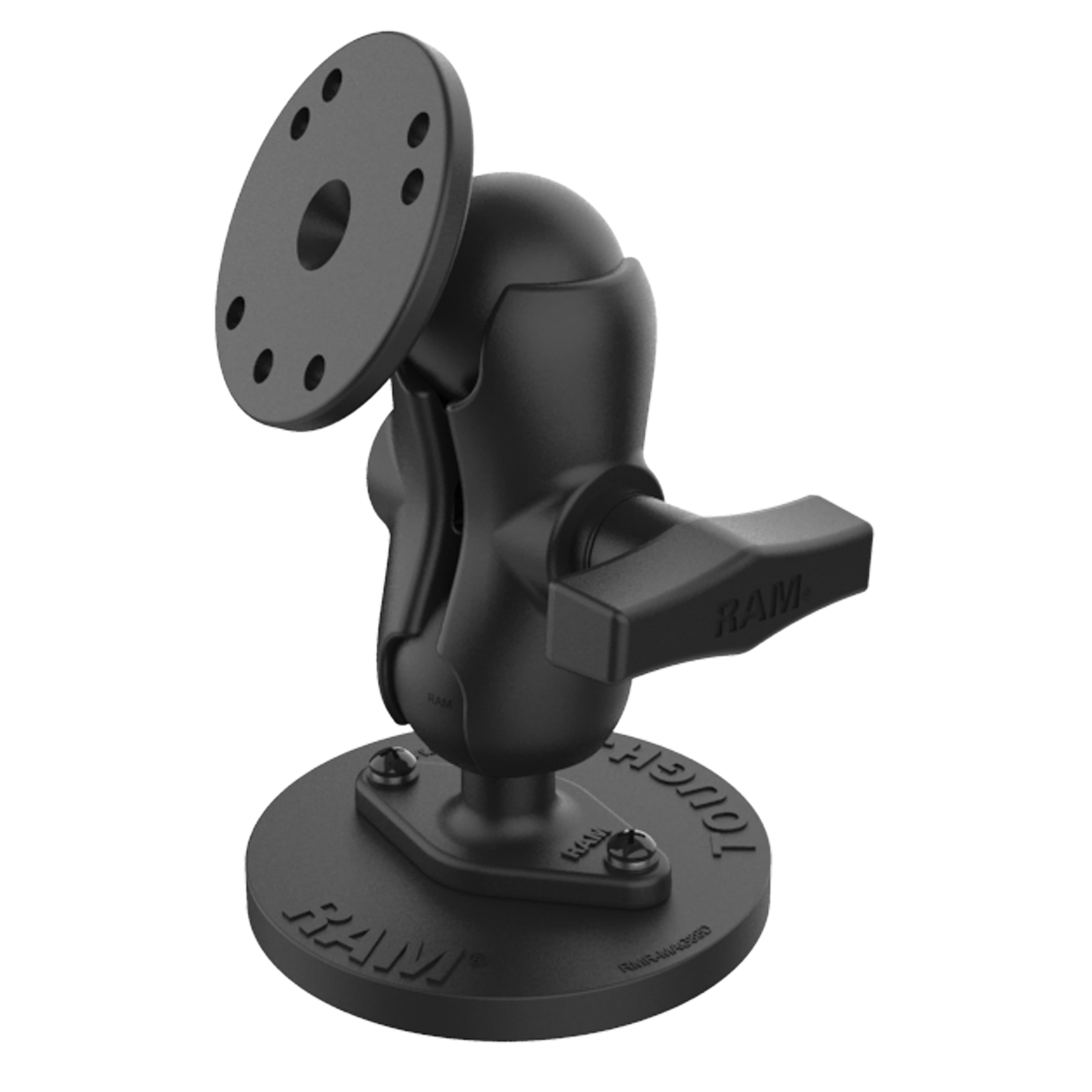 RAM® Tough-Mag™ Heavy Duty Magnetic Mount with Round Plate - Short