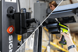 RAM® Mounts magnetic bases with protective rubber coatings shown securing device holders to metal surfaces, offering quick, non-permanent mounting solutions for dynamic workflows.