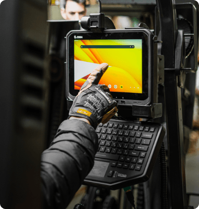 Forklift Mounting for Zebra ET6x
