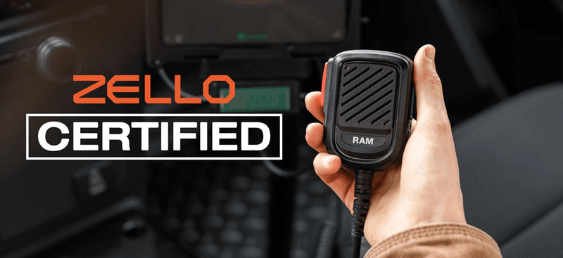 RAM® USB-C Remote Speaker Mic Earns Zello Certification for Reliable Field Communications