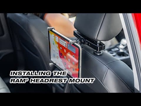 How to Install the RAM® Headrest Mount