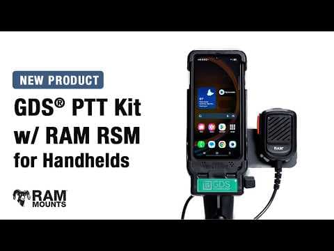 GDS® PTT RAM® RSM Mic Kit for Handheld Devices