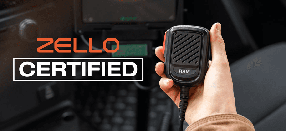 RAM® USB-C Remote Speaker Mic Earns Zello Certification for Reliable Field Communications